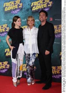 Lena Schömann Producer Uschi Glass and Bora Dagtekin Director World premiere Fack JU Göhte 3 Mathäser Filmpalast Film Cinema Television Munich 22 October 2017