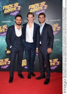 Aram Arami Max from the Groeben and Lucas Reiber World premiere Fack JU Göhte 3 Mathäser Filmpalast Film Cinema Television Munich 22 October 2017