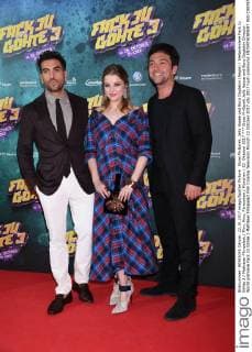 Elyas M«Barek Jella Haase and Bora Dagtekin Director World premiere Fack JU Göhte 3 Mathäser Filmpalast Film Cinema Television Munich 22 October 2017