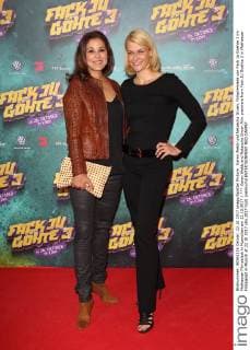 Karen Webb and Natascha Gruen Film premiere from Fack JU Goehte 3 in Mathaeser Filmpalast in Munich at 22 10 2017