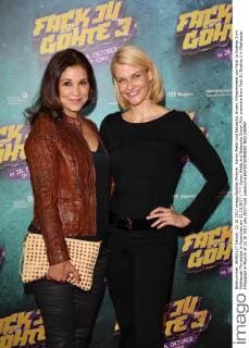 Karen Webb and Natascha Gruen Film premiere from Fack JU Goehte 3 in Mathaeser Filmpalast in Munich at 22 10 2017