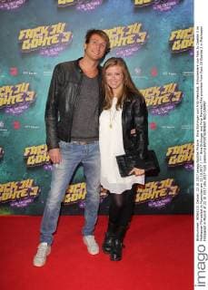 Nina Eichinger and Fritz Meinikat Film premiere from Fack JU Goehte 3 in Mathaeser Filmpalast in Munich at 22 10 2017