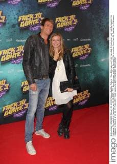 Nina Eichinger and Fritz Meinikat Film premiere from Fack JU Goehte 3 in Mathaeser Filmpalast in Munich at 22 10 2017