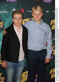 Philipp Franck and Anton Petzold Film premiere from Fack JU Goehte 3 in Mathaeser Filmpalast in Munich at 22 10 2017