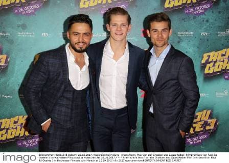 Aram Arami Max from the Groeben and Lucas Reiber Film premiere from Fack JU Goehte 3 in Mathaeser Filmpalast in Munich at 22 10 2017