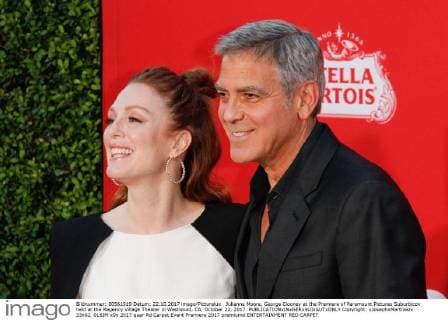 Julianne Moore, George Clooney at the Premiere of Paramount Pictures Suburbicon held at the Regency Village Theater in Westwood, CA, October 22, 2017.  Copyright: xJosephxMartinezx 33462_016JM