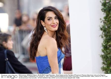 Amal Clooney at the Premiere of Paramount Pictures Suburbicon held at the Regency Village Theater in Westwood, CA, October 22, 2017.  Copyright: xJosephxMartinezx 33462_085JM