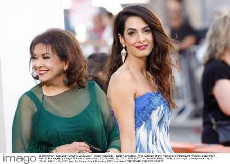 Baria Alamuddin, Amal Clooney at the Premiere of Paramount Pictures Suburbicon held at the Regency Village Theater in Westwood, CA, October 22, 2017.  Copyright: xJosephxMartinezx 33462_086JM