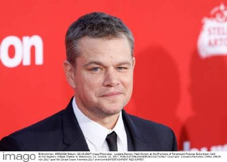 Luciana Damon, Matt Damon at the Premiere of Paramount Pictures Suburbicon held at the Regency Village Theater in Westwood, CA, October 22, 2017.  Copyright: xJosephxMartinezx 33462_098JM