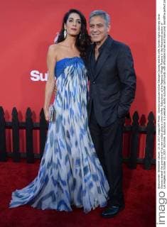 Director producer writer George Clooney and his wife, human rights attorney Amal Clooney attend the premiere of his new motion picture crime thriller Suburbicon at the Regency Village Theatre in the Westwood section of Los Angeles on October 22, 2017. Storyline: Suburbicon is a peaceful, idyllic suburban community with affordable homes and manicured lawnsÉthe perfect place to raise a family, and in the summer of 1959, the Lodge family is doing just that. But the tranquil surface masks a disturbing reality, as husband and father Gardner Lodge (Matt.Damon) must navigate the townÕs dark underbelly of betrayal, deceit, and violence. This is a tale of.very flawed people making very bad choices. This is Suburbicon.  LAP2017102208 JIMxRUYMEN