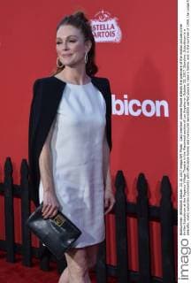 Cast member Julianne Moore attends the premiere of the motion picture crime thriller Suburbicon at the Regency Village Theatre in the Westwood section of Los Angeles on October 22, 2017. Storyline: Suburbicon is a peaceful, idyllic suburban community with affordable homes and manicured lawnsÉthe perfect place to raise a family, and in the summer of 1959, the Lodge family is doing just that. But the tranquil surface masks a disturbing reality, as husband and father Gardner Lodge (Matt.Damon) must navigate the townÕs dark underbelly of betrayal, deceit, and violence. This is a tale of.very flawed people making very bad choices. This is Suburbicon.  LAP2017102211 JIMxRUYMEN