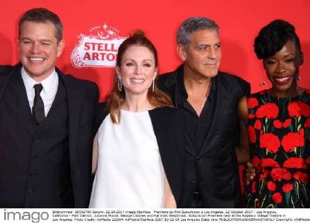 Premiere du film Suburbicon a Los Angeles. 22 October 2017 - Los Angeles, California - Matt Damon, Julianne Moore, George Clooney and Karimah Westbrook. Suburbicon Premiere held at the Regency Village Theatre in Los Angeles. Photo Credit: AdMedia 221694 AdMedia Starface 2017-10-22 CA Los Angeles Etats-Unis  Copyright: xAdMediax STAR_221694_003