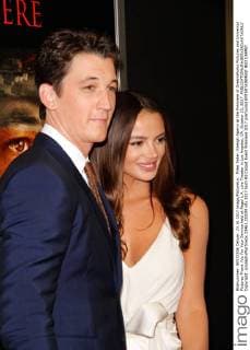 Miles Teller, Keleigh Sperry at the Premiere of DreamWorks Pictures and Universal Pictures Thank You For Your Service held at Regal L.A. Live Theater in Los Angeles, CA, October 23, 2017.  Copyright: xJosephxMartinezx 33463_002JM