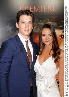 Miles Teller, Keleigh Sperry at the Premiere of DreamWorks Pictures and Universal Pictures Thank You For Your Service held at Regal L.A. Live Theater in Los Angeles, CA, October 23, 2017.  Copyright: xJosephxMartinezx 33463_007JM