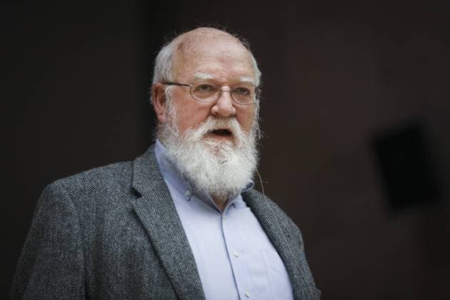 January 12, 2017 - Krakow, Poland - Daniel Dennett, an American philosopher, writer, and cognitive scientist gives a lecture From Bacteria to Bach & Back at Jagiellonian University in Krakow, Poland on 23 October, 2017. Krakow Poland  - ZUMAn230 20170112_zaa_n230_1295 Copyright: xBeataxZawrzelx