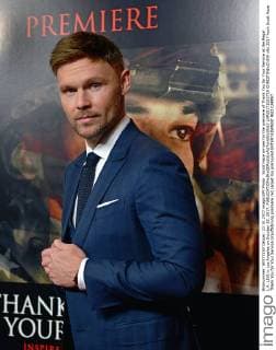 Scott Haze arrives for the premiere of Thank You for Your Service at the Regal L.A. LIVE in Los Angeles on October 23, 2017.  LAP20171023719 CHRISTINExCHEW