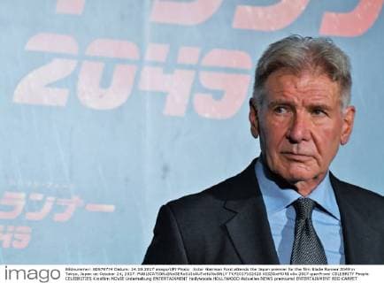 Actor Harrison Ford attends the Japan premier for the film Blade Runner 2049 in Tokyo, Japan on October 24, 2017.  TKP2017102420 KEIZOxMORI