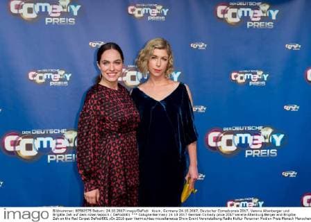 Cologne Germany 24 10 2017 German Comedy price 2017 Verena Altenburg Berger and Brigitte Zeh on the Red Carpet DeFodi001
