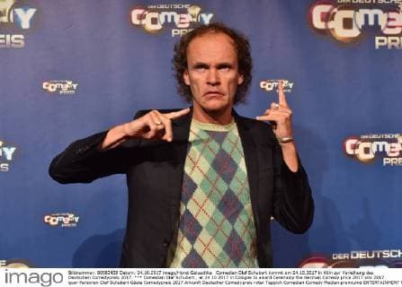 Comedian Olaf Schubert , at 24 10 2017 in Cologne to award Ceremony the German Comedy price 2017