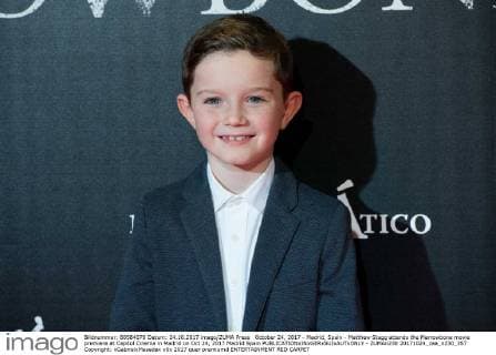 October 24, 2017 - Madrid, Spain - Matthew Stagg attends the Marrowbone movie premiere at Capitol Cinema in Madrid on Oct 24, 2017 Madrid Spain  - ZUMAn230 20171024_zaa_n230_357 Copyright: xGabrielxMasedax