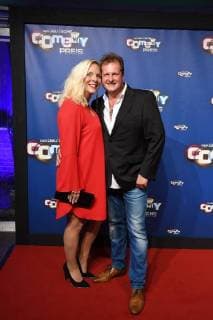Mallorca Jens Jens Büchner and his Woman Danni Karabas , at 24 10 2017 in Cologne to award Ceremony the German Comedy price 2017