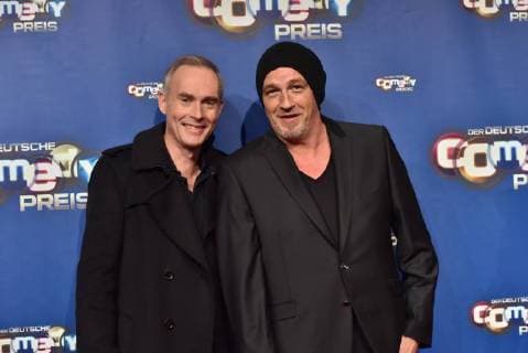 Comedian Johann King Torsten Sträter l r , at 24 10 2017 in Cologne to award Ceremony the German Comedy price 2017