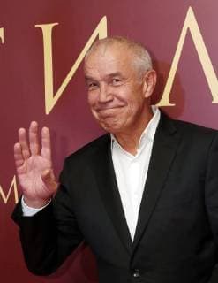 MOSCOW, RUSSIA - OCTOBER 24, 2017: Actor Sergei Garmash attendd the Moscow premiere of Alexei Uchitel s historical drama film Matilda at the Karo 11 Oktyabr Cinema. Vyacheslav Prokofyev TASS  TS066604