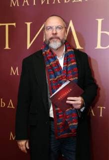 MOSCOW, RUSSIA - OCTOBER 24, 2017: Director Yuri Grymov attends the Moscow premiere of Alexei Uchitel s historical drama film Matilda at the Karo 11 Oktyabr Cinema. Vyacheslav Prokofyev TASS  TS066609