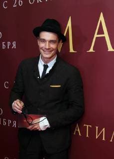 MOSCOW, RUSSIA - OCTOBER 24, 2017: Actor Maxim Matveyev attends the Moscow premiere of Alexei Uchitel s historical drama film Matilda at the Karo 11 Oktyabr Cinema. Vyacheslav Prokofyev TASS  TS066668
