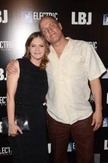LOS ANGELES CA OCTOBER 24 Jennifer Jason Leigh and Woody Harrelson at the premiere of Electric Entertainment s LBJ at the Arclight Theatre on October 24 2017 in Los Angeles California Copyright: xDavidxEdwardsx