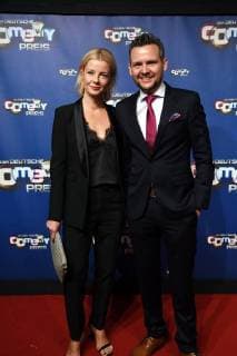 Tobias Man with Wife , at 24 10 2017 in Cologne to award Ceremony the German Comedy price 2017