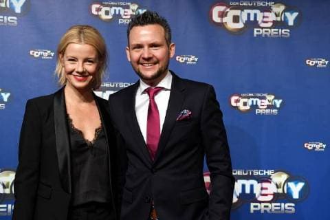 Tobias Man with Wife , at 24 10 2017 in Cologne to award Ceremony the German Comedy price 2017