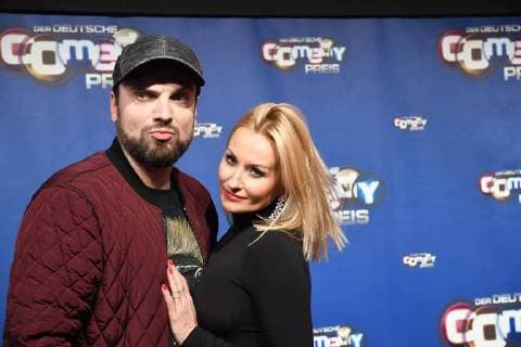 Comedian Ingmar Stadelmann with Girlfriend Natalia , at 24 10 2017 in Cologne to award Ceremony the German Comedy price 2017