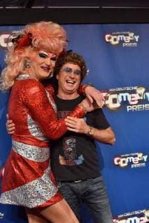 Comedian Olivia Jones and Atze Schröder , at 24 10 2017 in Cologne to award Ceremony the German Comedy price 2017