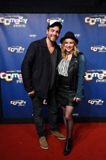 Comedian Jan van Weyde and Jasmin Schwiers , at 24 10 2017 in Cologne to award Ceremony the German Comedy price 2017