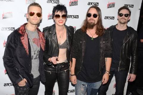 October 24, 2017 - Los Angeles, California, USA - LZZY HALE and HALESTROM attends the Loudwire Music Awards at The Novo by Microsoft. Los Angeles USA - ZUMAb173 20171024_zap_b173_035 Copyright: xBillyxBennightx