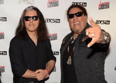 October 24, 2017 - Los Angeles, California, USA - ALEX SKOLNICK and CHUCK BILLY attends the Loudwire Music Awards at The Novo by Microsoft. Los Angeles USA - ZUMAb173 20171024_zap_b173_060 Copyright: xBillyxBennightx