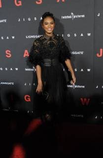 October 25, 2017 - Hollywood, California, U.S. - Chandler Kinney attends The Los Angeles Premiere of Jigsaw held at the Arclight Theater in Hollywood, California on October 25, 2017. 2017 Hollywood U.S. - ZUMAl86_ 20171025_zaf_l86_039 Copyright: xDavexLongendykex