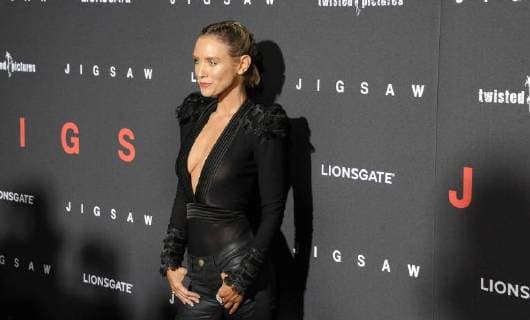 October 25, 2017 - Hollywood, California, U.S. - Nicky Whelan attends The Los Angeles Premiere of Jigsaw held at the Arclight Theater in Hollywood, California on October 25, 2017. 2017 Hollywood U.S. - ZUMAl86_ 20171025_zaf_l86_052 Copyright: xDavexLongendykex