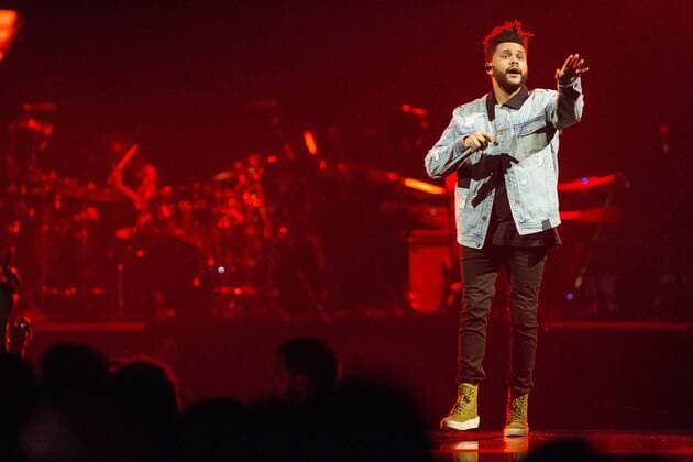 MIAMI FL OCTOBER 24 The Weeknd performs during the Starboy World Tour at the American Airlines Arena in Miami October 24 2017 Copyright: xmpi140x