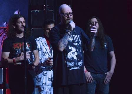 October 24, 2017 - Los Angeles, California, USA - ROB HALFORD and ANTHRAX attends the Loudwire Music Awards at The Novo by Microsoft. Los Angeles USA - ZUMAb173 20171024_zap_b173_081 Copyright: xBillyxBennightx