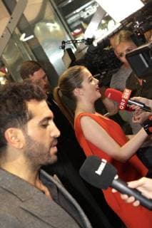 Elyas M Barek and Jella Haase at the Premiere the Cinema Fack JU Göhte 3 in Cineplexx Danube Plex Vienna 25 10 2017 Foto:xB.xLoschanx xFuturexImage
