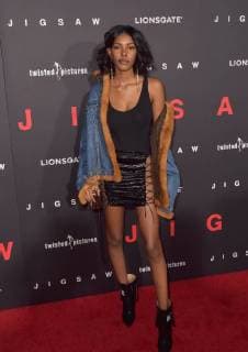 HOLLYWOOD CA OCTOBER 25 Diamond White at Premiere Of Lionsgate s Jigsaw At ArcLight Hollywood in Hollywood California on October 25 2017 Copyright: xFayexSadoux