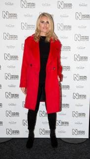 Danielle Armstrong attends the opening of the Natural History Museum ice rink in London. The ice rink will be open from 26th October 2017 to 7th January 2018. OCTOBER 25th 2017  DFLx172497