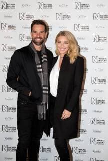 Gethin Jones and girlfriend Katja Zwara attend the opening of the Natural History Museum ice rink in London. The ice rink will be open from 26th October 2017 to 7th January 2018. OCTOBER 25th 2017  DFLx172497