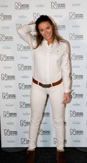 Geo Rushby attends the opening of the Natural History Museum ice rink in London. The ice rink will be open from 26th October 2017 to 7th January 2018. OCTOBER 25th 2017  DFLx172497