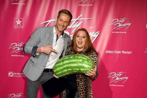 Actress Rebecca Siemoneit Barum , at 26 10 2017 in Cologne to German premiere the Musical Dirty Dancing