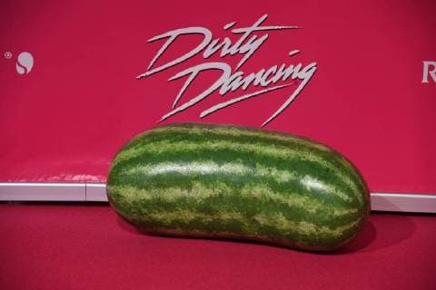 a Melon is on the Red Carpet at 26 10 2017 in Cologne to German premiere the Musical Dirty Dancing