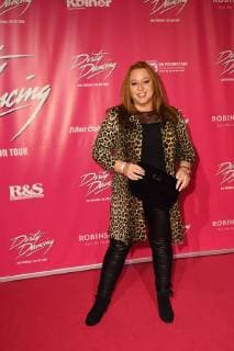 Actress Rebecca Siemoneit Barum , at 26 10 2017 in Cologne to German premiere the Musical Dirty Dancing