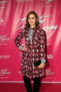Presenter Bella , at 26 10 2017 in Cologne to German premiere the Musical Dirty Dancing